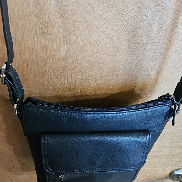 Giana Bernini Black Crossbody Organizer Purse - Picture 4 of 11